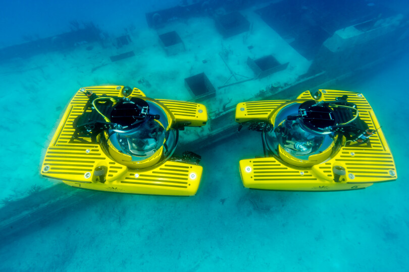 Pour approcher l’épave, les plongeurs utilisent des sous-marins de plus en plus performants.